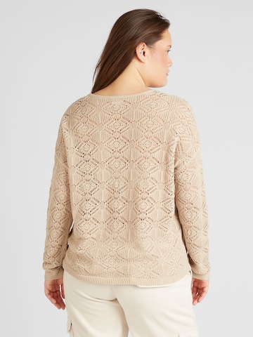 Cardigan 'DANA' ONLY Carmakoma en beige