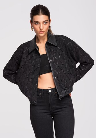 Ombre Between-season jacket in Black