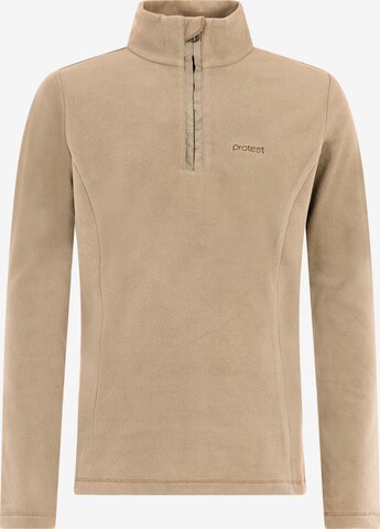 PROTEST Sportief sweatshirt 'Remutey JR' in Bruin: voorkant
