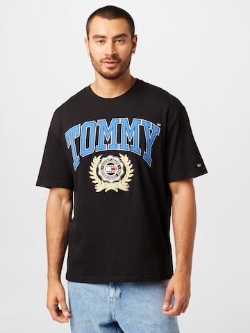 Tommy Jeans Koszulka w kolorze czarny: przód