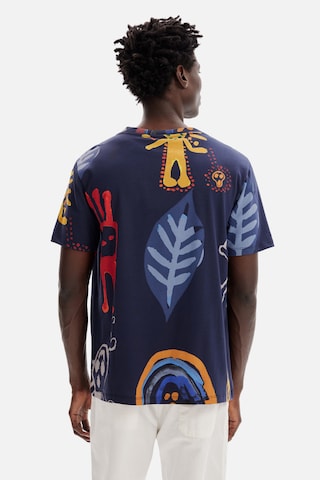 Desigual - Camiseta en azul