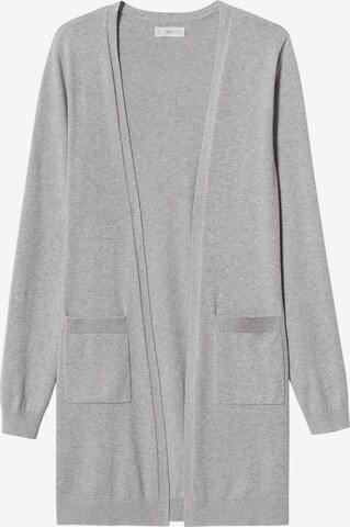 MANGO TEEN Knit Cardigan 'Pisa' in Grey: front