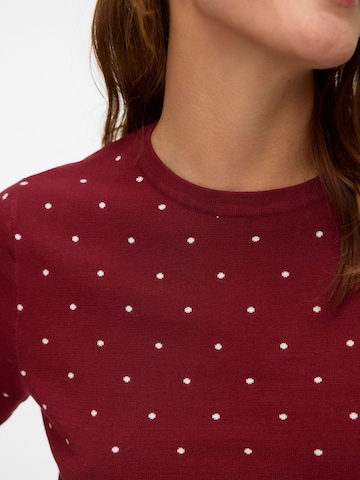 VERO MODA Pullover 'VMSaba' i rød