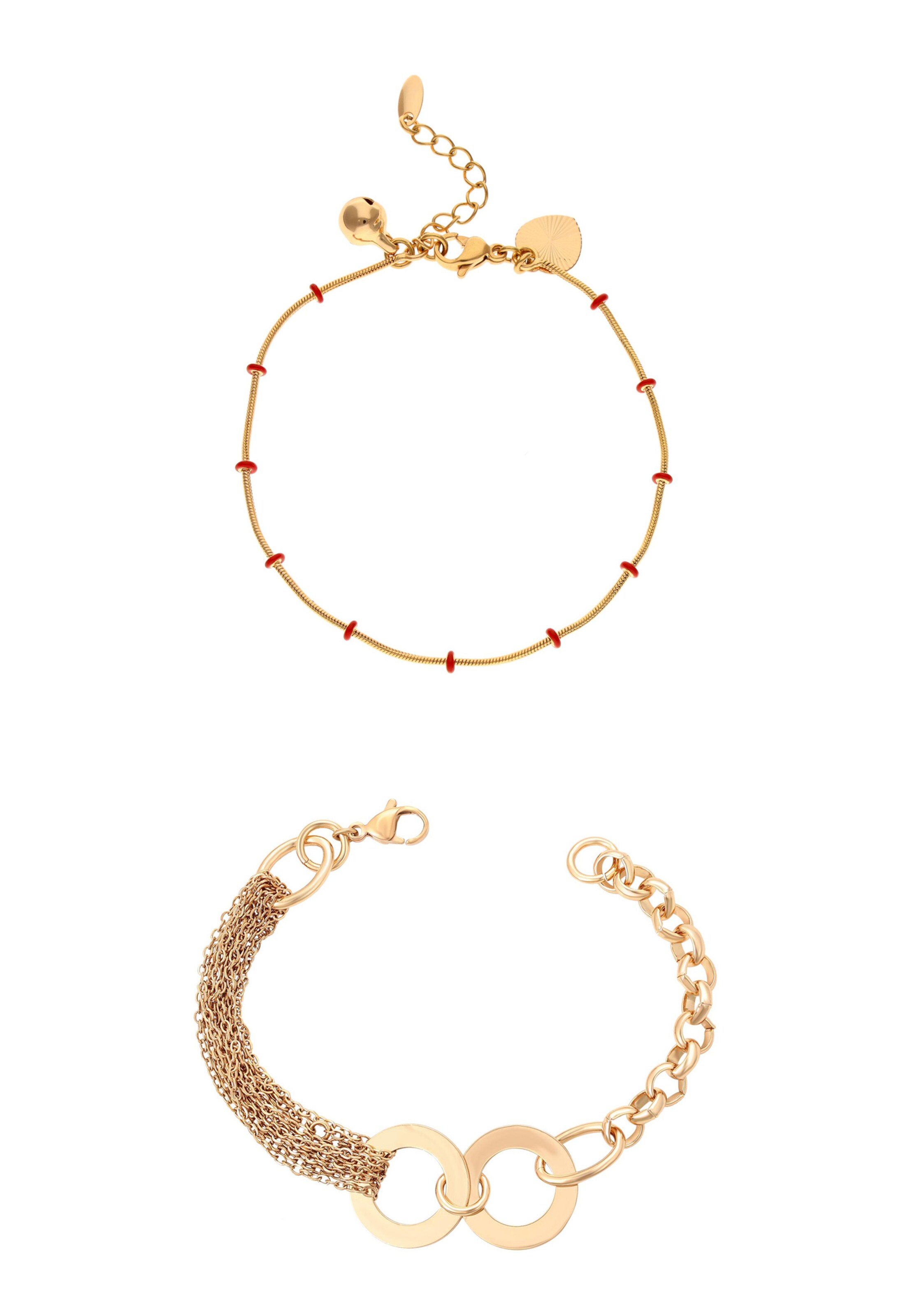 faina Pulseira em One Size em ouro / rosa, Vista do artigo