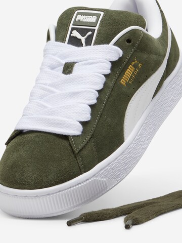 Sneaker low 'Suede XL' de la PUMA pe verde