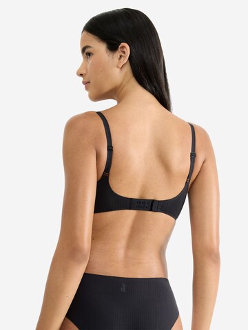 SLOGGI Push-up Bra ' Blue ZERO Feel Pure THE UP ' in Black