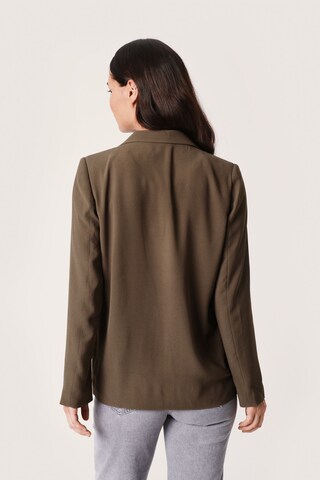 Blazer 'Shirley' SOAKED IN LUXURY en marron