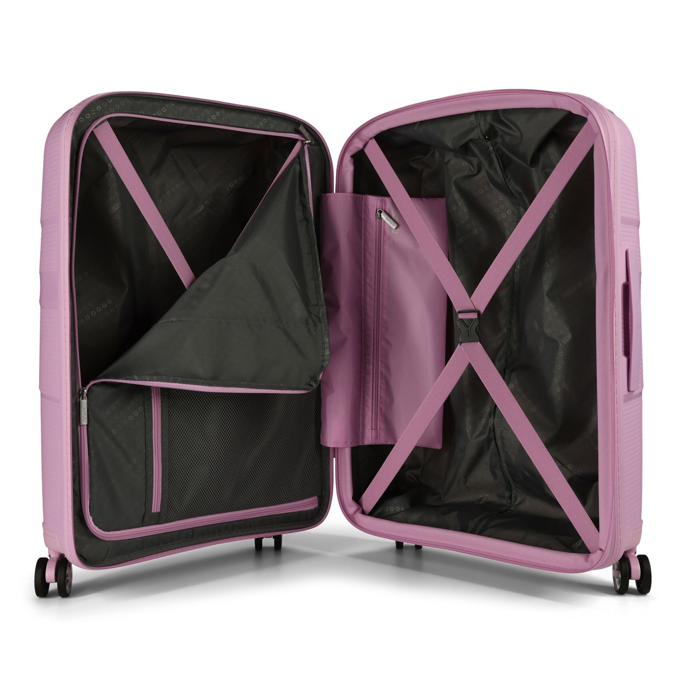 American Tourister Trolley in Lila