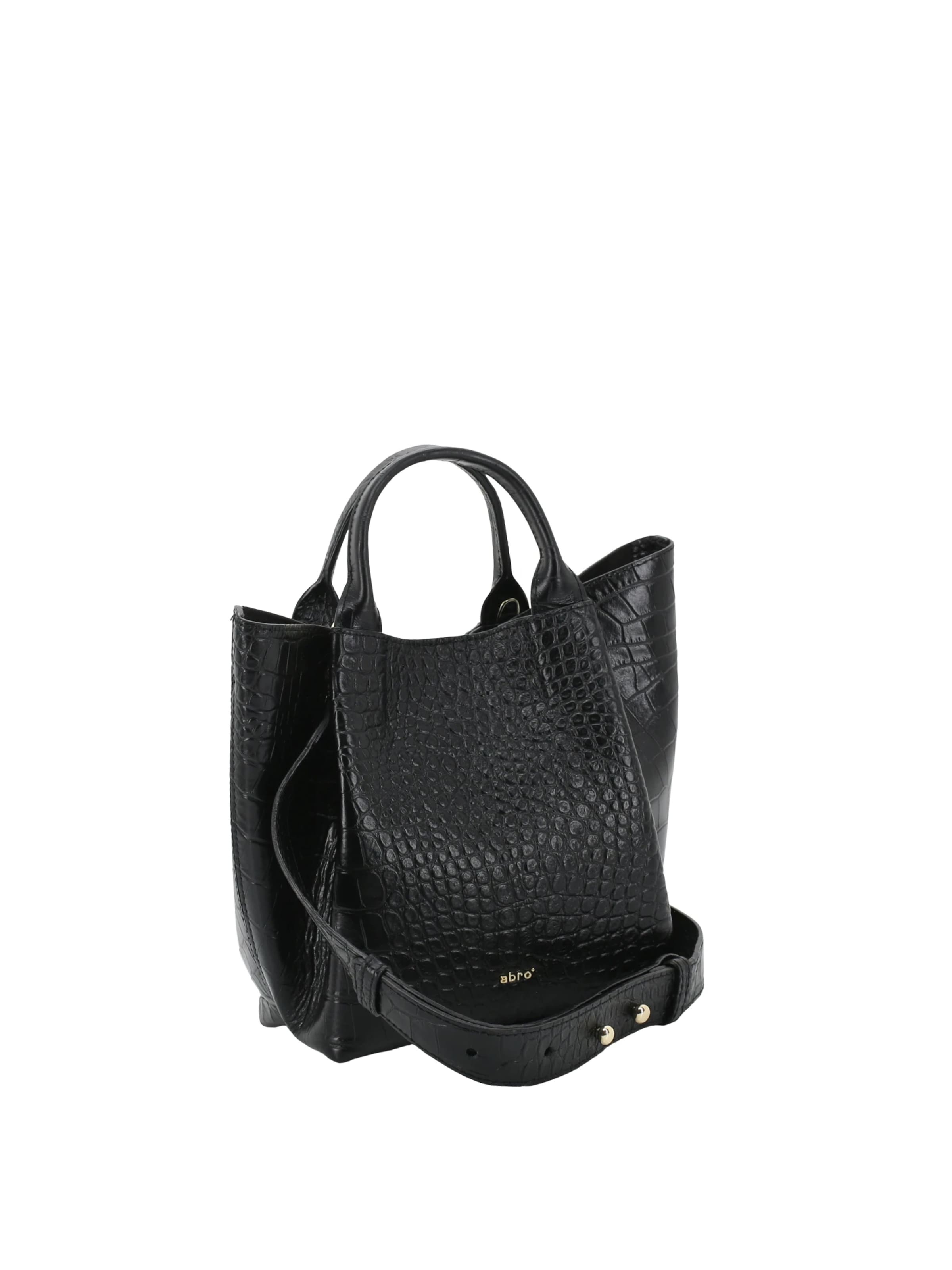 ABRO Shopper 'ESSENITAL' in Black