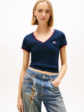 Tommy Jeans T-Shirt in Blau: Vorderseite