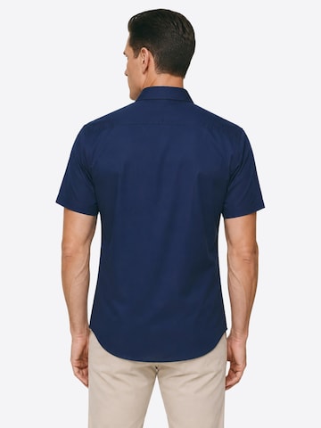 ALLTHEMEN Regular fit Business Shirt 'Gelassenheit' in Blue