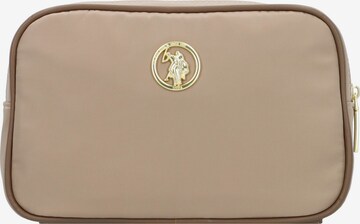 U.S. POLO ASSN. Toilettas in Beige: voorkant