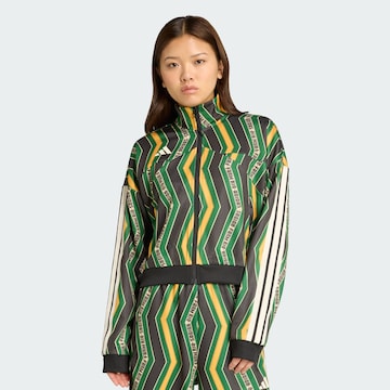 melns ADIDAS SPORTSWEAR Sportiska tipa jaka 'Adidas x Farm Tiro': no priekšpuses