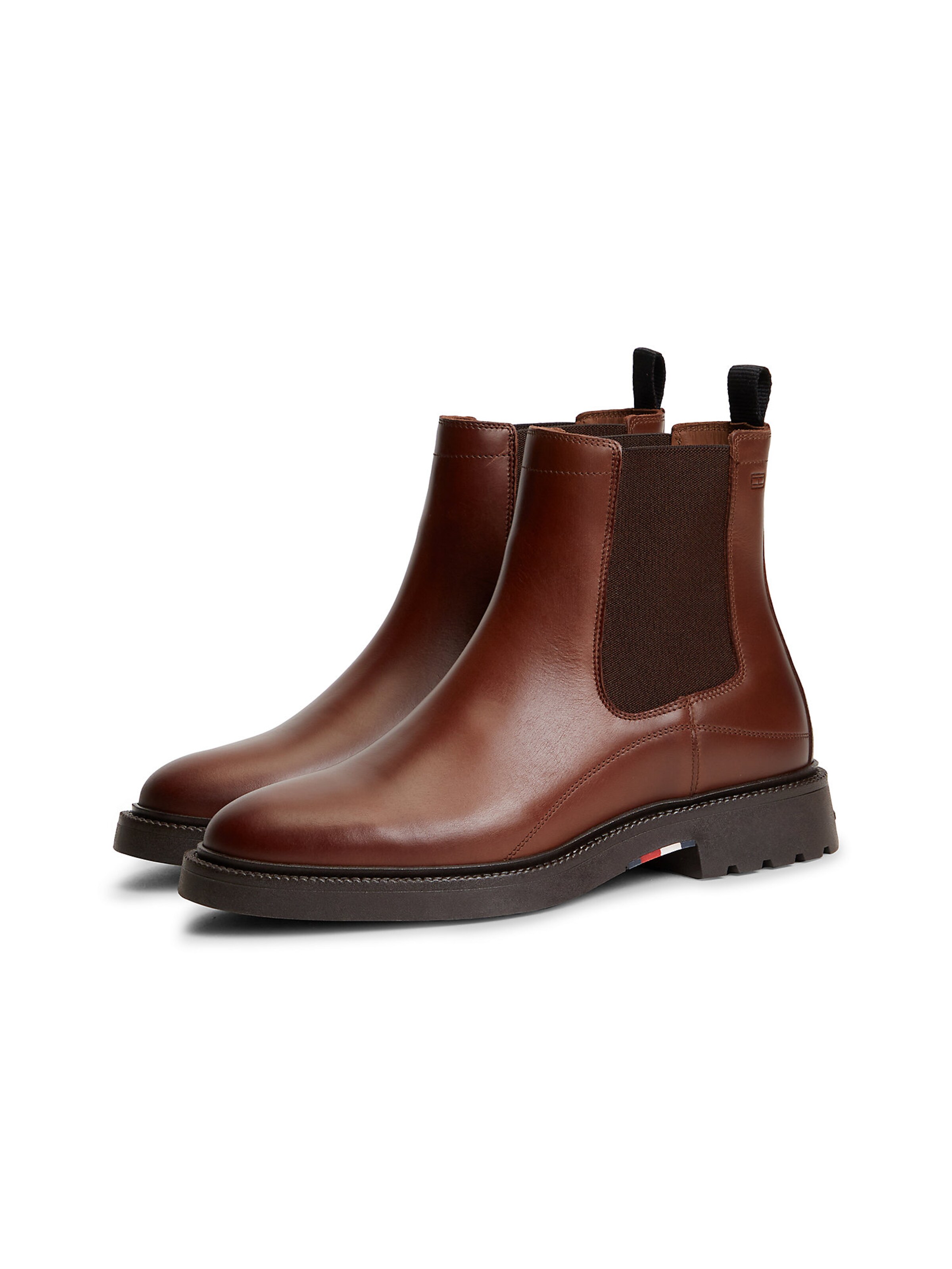 TOMMY HILFIGER Chelsea Boots in Braun