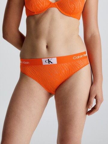 Slip Calvin Klein Underwear en orange : devant