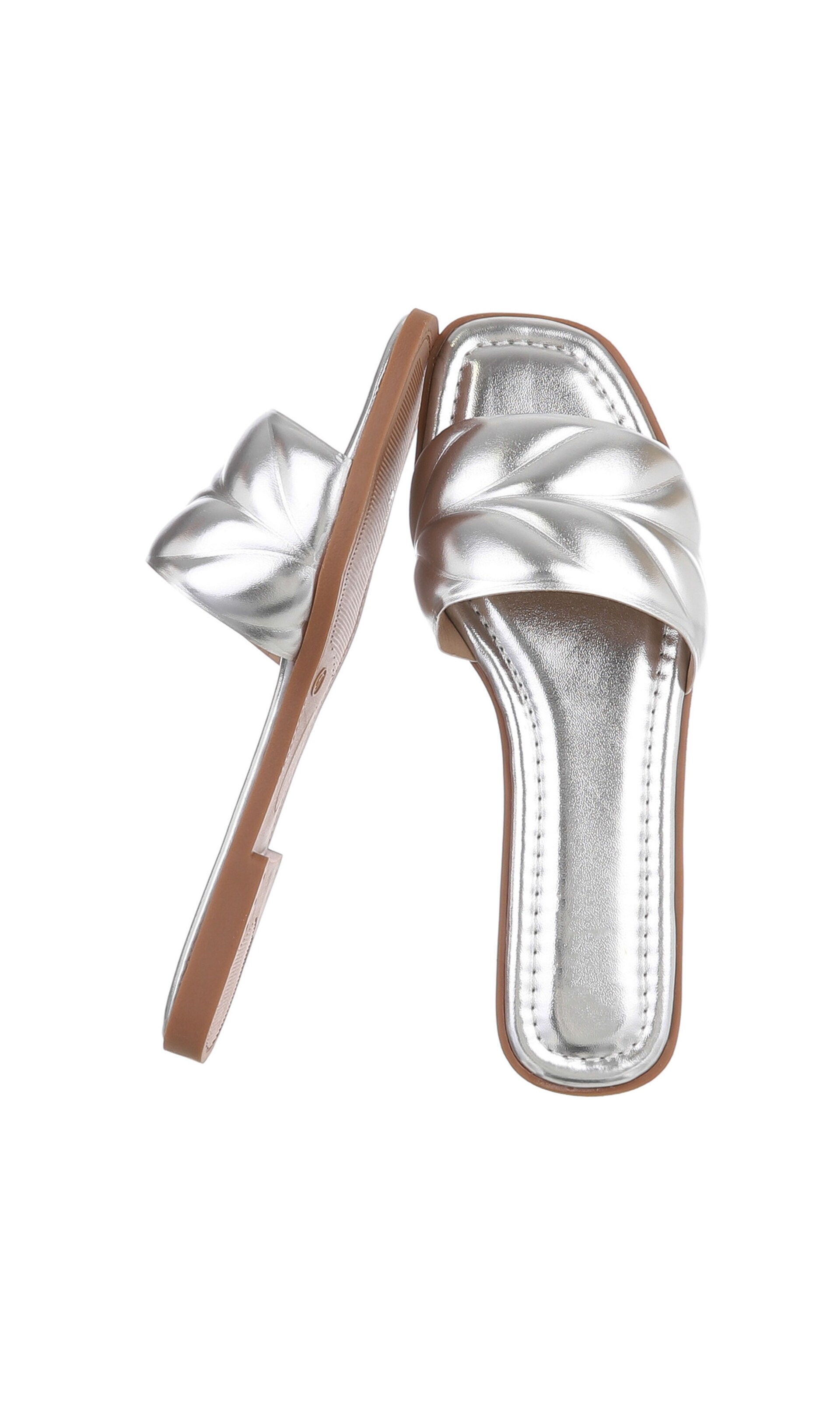 Ital-Design Mules in Silver