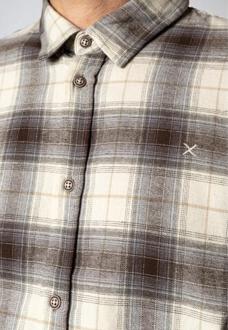 Clean Cut Copenhagen Regular Fit Hemd 'Dylan' in Braun