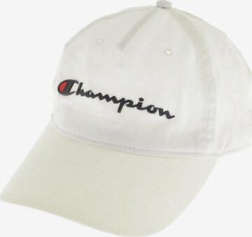 Champion Hat & Cap in One size in White: front