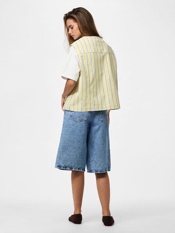 Gilet 'PCBillo' di PIECES in giallo