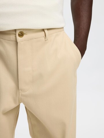 SELECTED Regular Broek in Beige