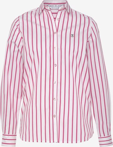 DELMAO Bluse in Pink: predná strana