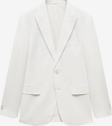 MANGO MAN Slim fit Suit Jacket 'Amalfi' in White: front