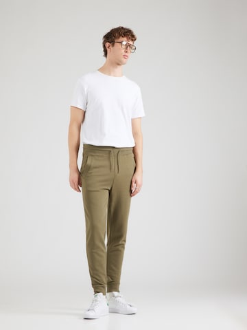 HUGO - Tapered Calças 'Doak212' em verde