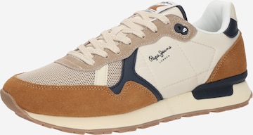 Pepe Jeans Sneaker 'Brit Camp' in Braun: Vorderseite