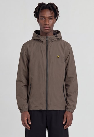 Lyle & Scott Overgangsjakke i grøn: forside