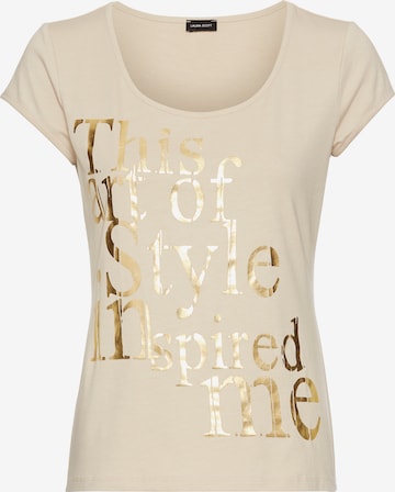 LAURA SCOTT Shirt in Beige: front