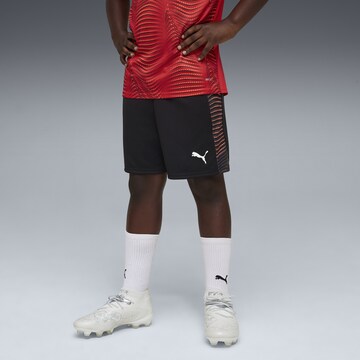 PUMA Regular Workout Pants 'Individual Final' in Black: front