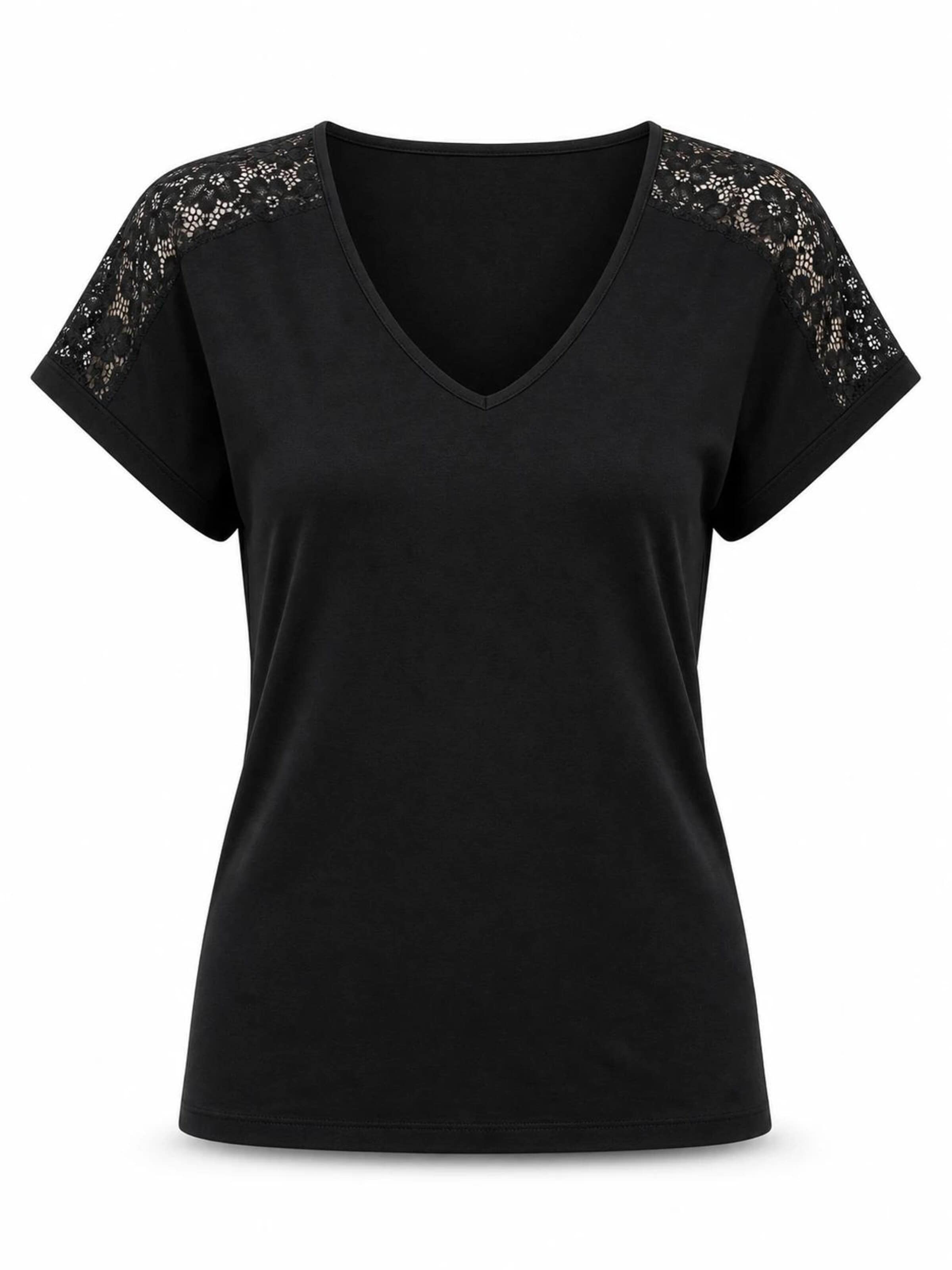 AOTTORI Shirt‌‌‌‌‌‌‌ in Schwarz: Vorderseite