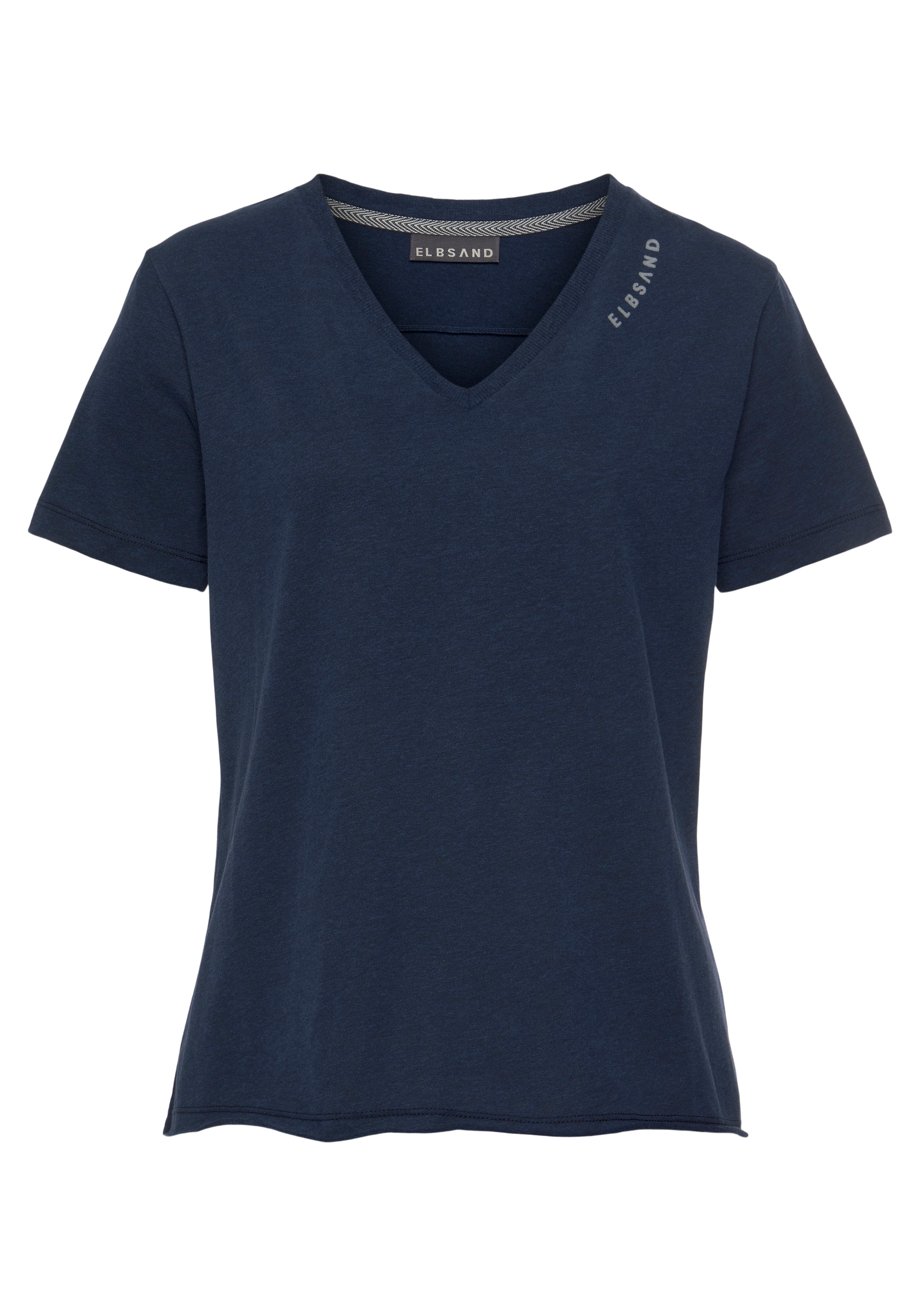 T-shirt Elbsand en bleu : devant