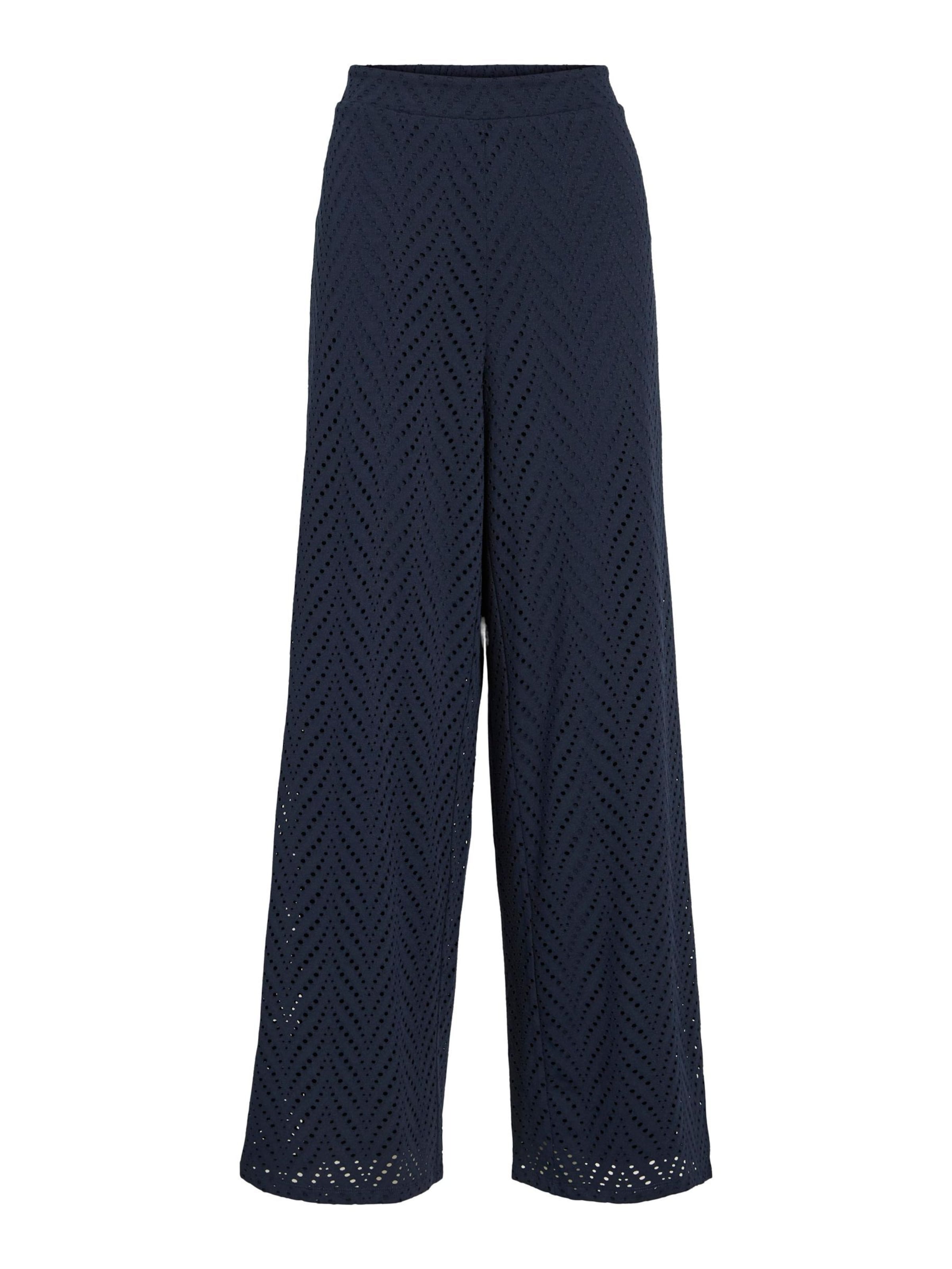 VILA - Pierna ancha Pantalón 'VIDelaia' en azul: frente