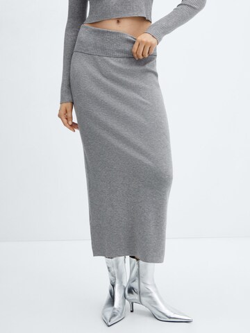 MANGO Skirt 'Prinches' in Grey