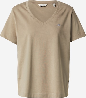 GANT Футболка в Серый: спереди