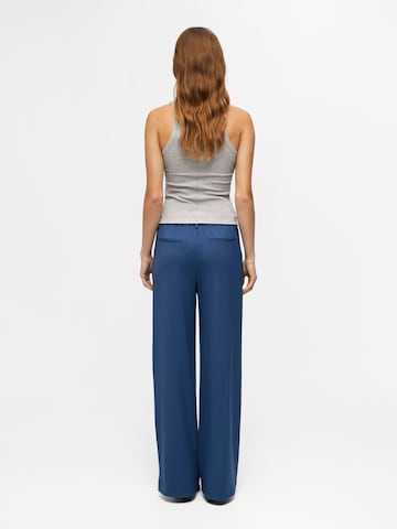 OBJECT - Perna larga Calças 'LISA' em azul
