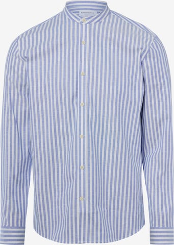 Lindbergh Regular Fit Hemd in Blau: Vorderseite