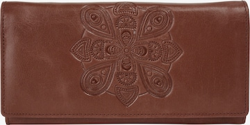 Porte-monnaies 'MANDALA' Bruno Banani en marron : devant