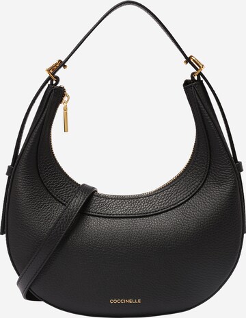 Coccinelle - Bolso de hombro en negro: frente