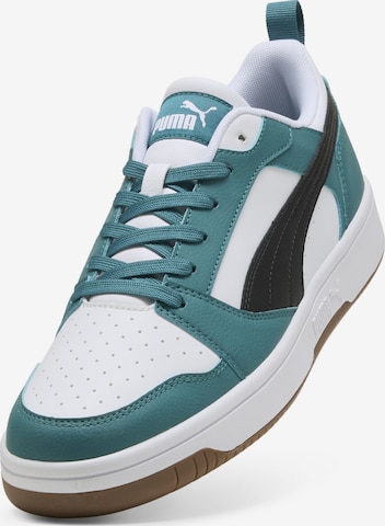 Baskets basses 'Rebound V6' PUMA en vert : devant