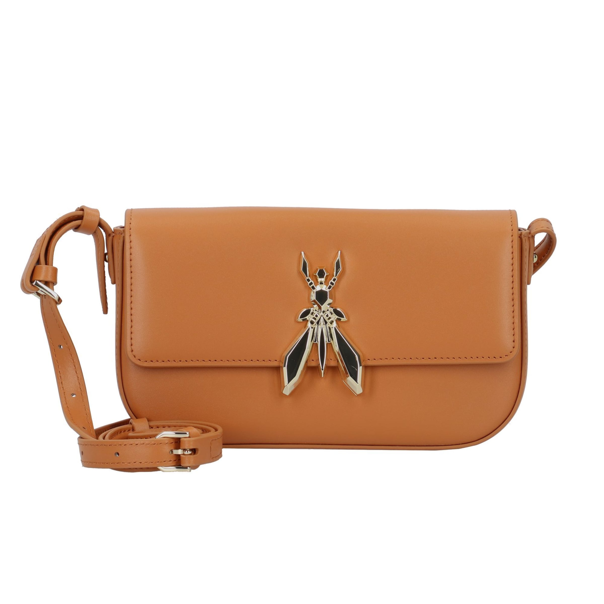 PATRIZIA PEPE Shoulder bag in Brown: front