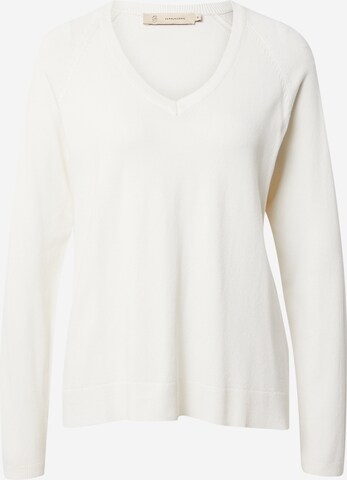 Pull-over 'Tana' Peppercorn en blanc : devant