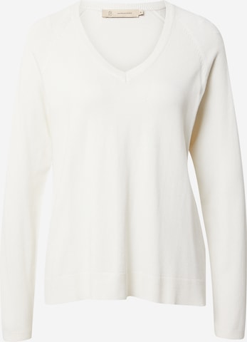 Pullover 'Tana' di Peppercorn in bianco: frontale