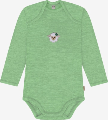 normani Strampler/Body 'Auckland' in Grün: Vorderseite