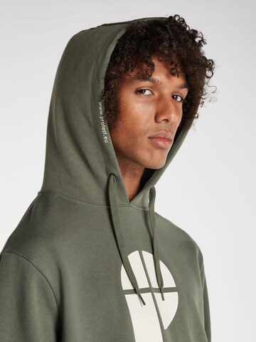 PROTEST Sweater 'CLASSIC LOGO HOODY' in Green: front