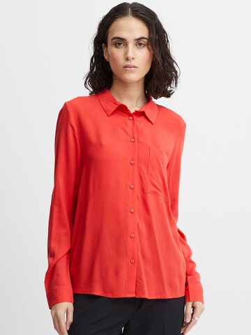 ICHI Blouse 'MAIN SH - 20114546' in Red: front
