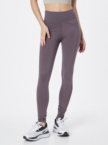ONLY PLAY Skinny Workout Pants 'Nerve' in Brown: front