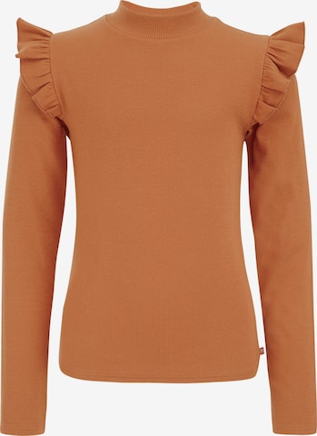 WE Fashion Shirt in Brown: front