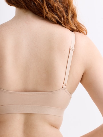 Erlich Textil Bralette Bra in Beige